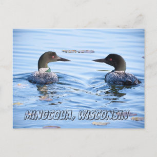 Minocqua, WI briefkaart souvenir