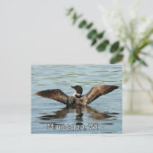 Minocqua, WI briefkaart souvenir (Staand voorkant)