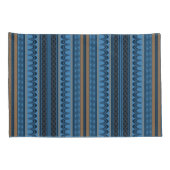 Minoïsch blauw kussensloop (Achterkant-Rechts)