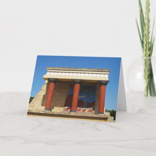 Minoïsch Paleis van Knossos Kaart (Voorkant)