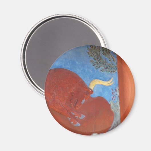 Minoïsch Paleis van Knossos RED BULL Magneet (Voorkant / Achterkant)