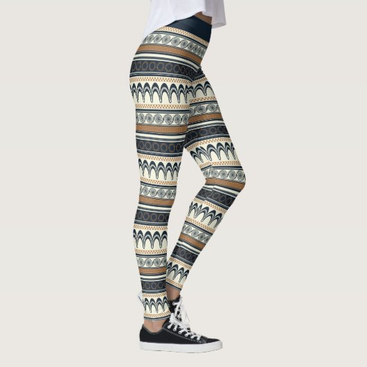 Minoïsch patroon leggings (Rechts)