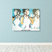 Minoïsche beschaving / 3 vrouwen / Bronstijd / Canvas Afdruk (Insitu (Houten vloer))