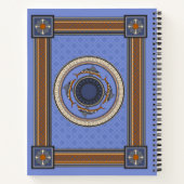 Minoïsche blauwe dolfijnen notitieboek (Achterkant)