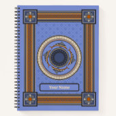 Minoïsche blauwe dolfijnen notitieboek (Voorkant)