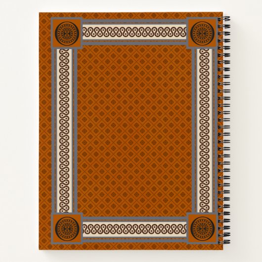 Minoïsche dolfijn notitieboek (Achterkant)