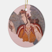 Minoïsche muurschildering keramisch ornament (Links)