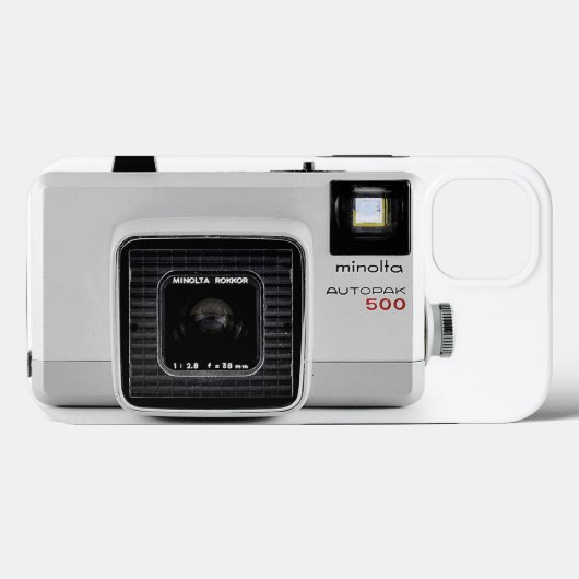 Minolta Autopak 500  camera Case-Mate iPhone Case (Achterkant (horizontaal))