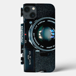 Minolta SR-T 101 zwarte camera Case-Mate iPhone Case