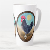 Minorca Haan Vintage Ovaal Latte Mok (Rechterhoek)