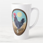 Minorca Haan Vintage Ovaal Latte Mok (Rechts)