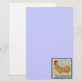 Minorca: ouderwetse rooster briefpapier (Voorkant / Achterkant)