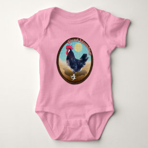 Minorca Rooster Goedemorgen Ovaal Romper