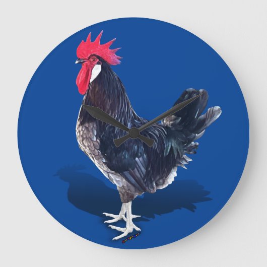 Minorca Rooster Grote Klok (Voorkant)