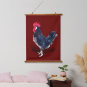 Minorca Rooster Hangend Wandkleed (Slaapkamer)