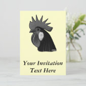 Minorca Rooster Head Kaart (Staand voorkant)