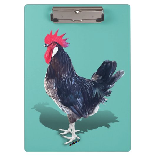 Minorca Rooster Klembord (Voorkant)
