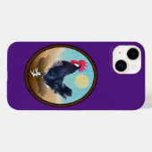 Minorca Rooster  Ovaal Case-Mate iPhone Case (Achterkant (horizontaal))