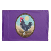 Minorca Rooster  Ovaal Kussensloop (Achterkant-Links)