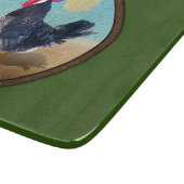 Minorca Rooster Ovaal Snijplank (Hoek)