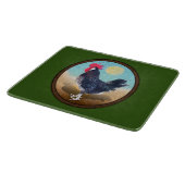 Minorca Rooster Ovaal Snijplank (Hoek)