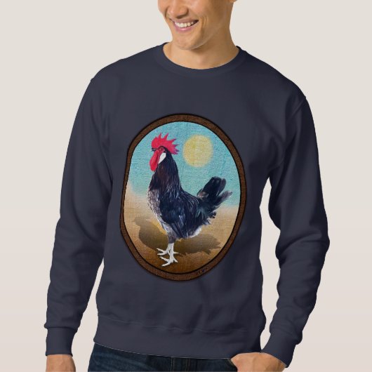 Minorca Rooster  Ovaal Trui (Voorkant)