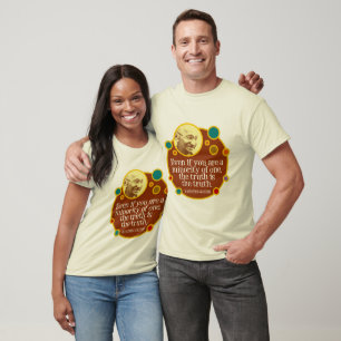 Minority of One Gandhi Quotation T-shirt