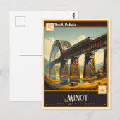 Minot, North Dakota |  Briefkaart (Voorkant / Achterkant)