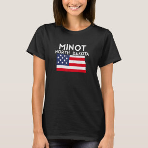 Minot North Dakota Verenigde Staten Amerika Reizen T-shirt