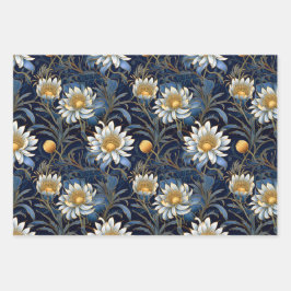 Minot Winter Blossom Gift Wrap Inpakpapier Vel