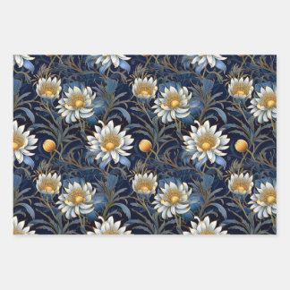 Minot Winter Blossom Gift Wrap Inpakpapier Vel