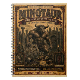 Minotaur, Antiek Circusmonster Notitieboek