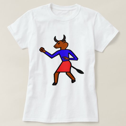 Minotaur bestrijden t-shirt (Design voorkant)