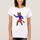 Minotaur bestrijden t-shirt (Voorkant)