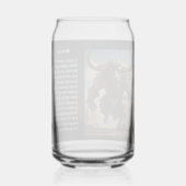 Minotaur blikvorm glas (Voorkant)