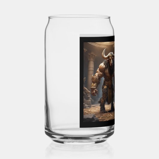 Minotaur Blikvorm Glas (Links)