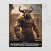 Minotaur Briefkaart (Voorkant)