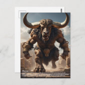 Minotaur Briefkaart (Voorkant / Achterkant)