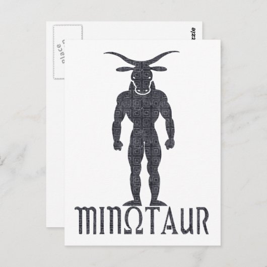 Minotaur Briefkaart (Voorkant / Achterkant)