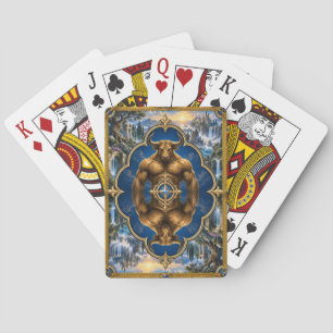 Minotaur, gotische fantasie monster pokerkaarten