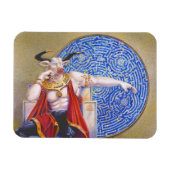 Minotaur met mozaïek magneet (Horizontaal)