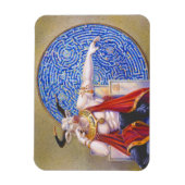 Minotaur met mozaïek magneet (Verticaal)