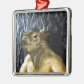 Minotaur Metalen Ornament (Links)