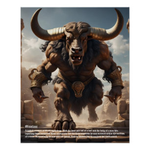 Minotaur Perfect Poster