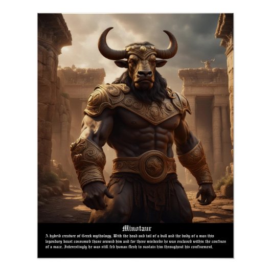 Minotaur Perfect Poster (Voorkant)