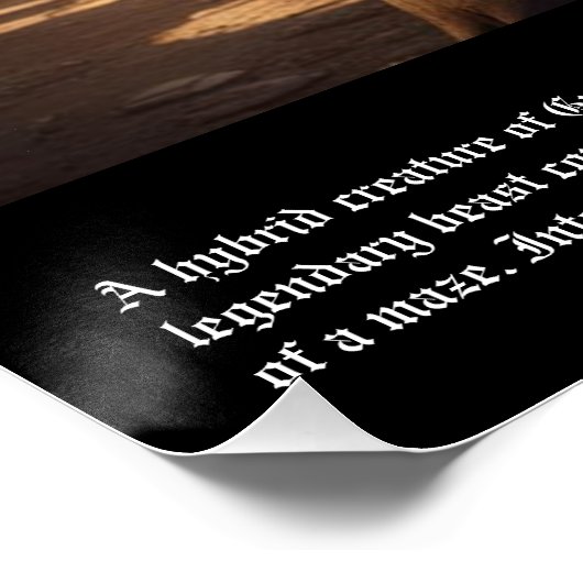 Minotaur Perfect Poster (Hoek)