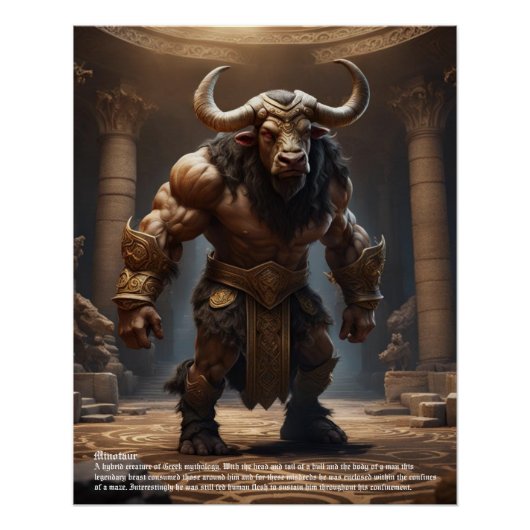 Minotaur Perfect Poster (Voorkant)