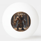 Minotaur Pingpongbal (Achterkant)