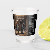 Minotaur Shot Glas (Voorkant)