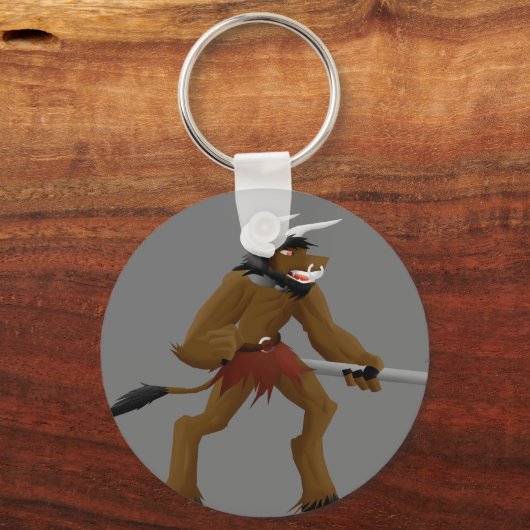 Minotaur Sleutelhanger (Voorkant)